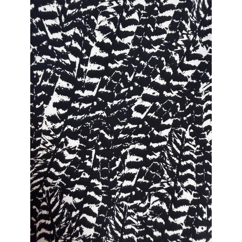 Lauren Ralph Lauren Women Sheath Dress Size 6 Black White 3/4 Sleeve Stretch New - Picture 8 of 12